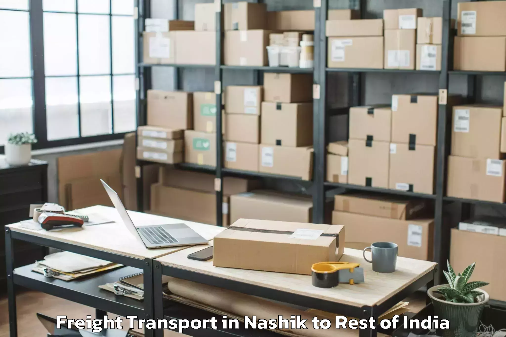 Leading Nashik to Byrnihat Freight Transport Provider